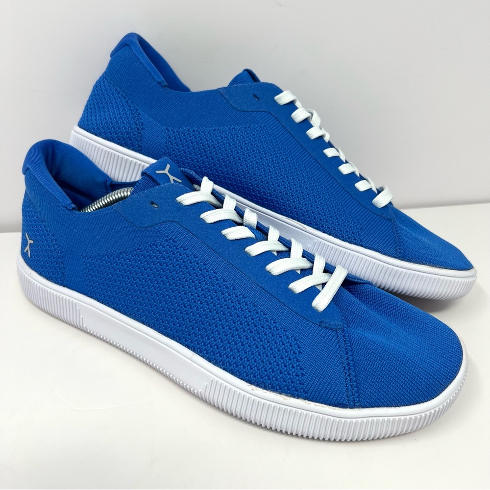 Blue Knit Athletic Sneakers - Flux Women’s Casual Trainers